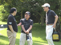 試合前のひととき