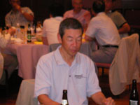 ニアピン賞ドラコン賞を獲得した専務