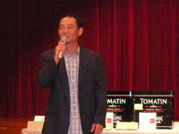 1位の中野社長より優勝インタビュー