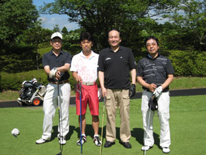 小峰部長 PM菅原 中野社長(bjリーグ) 清水常務