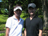 試合前のスマイル